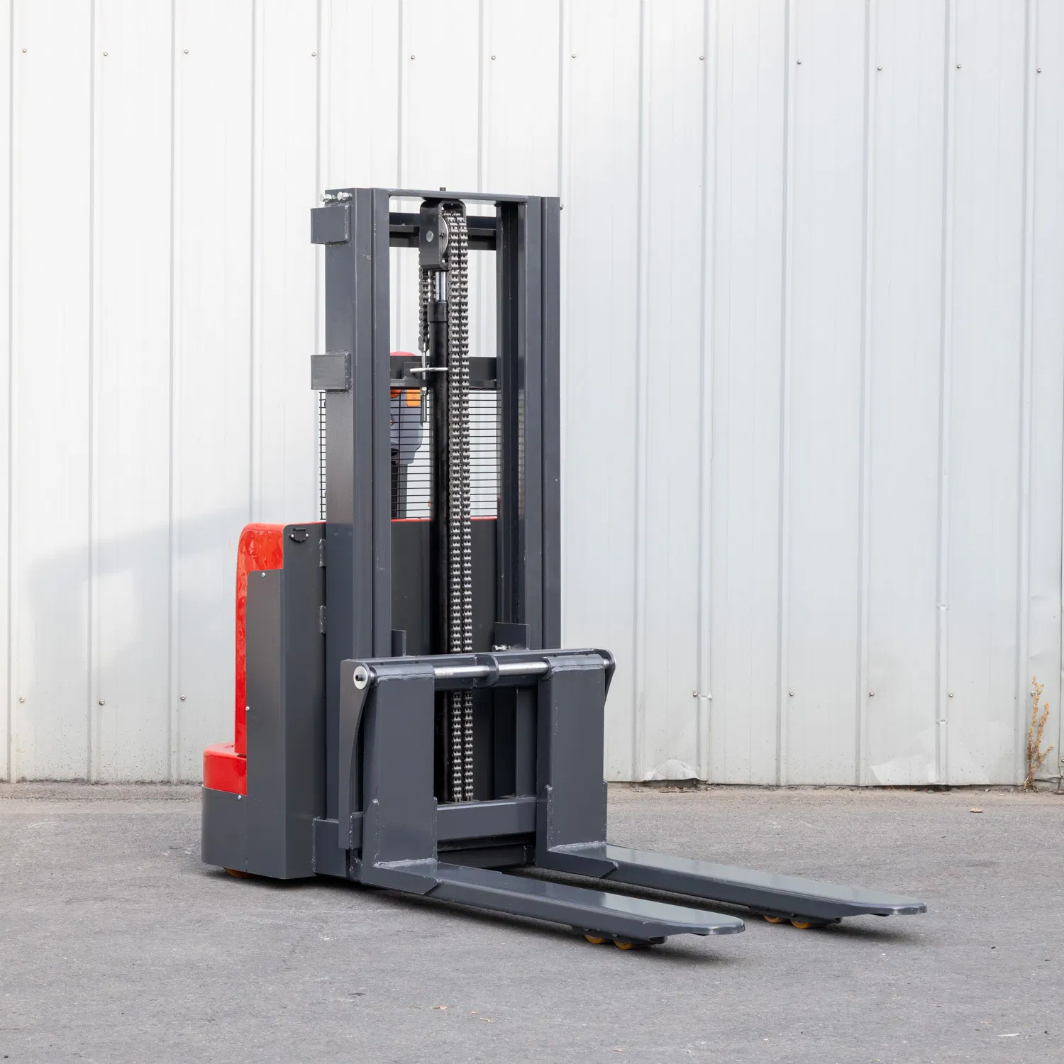 High-Performance Pedestrian-Operated Stacker with Steel and PU Wheels