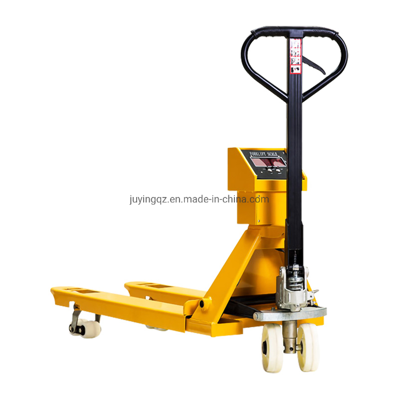Weighing Scale Hydraulic Pallet Truck with Casting Pump