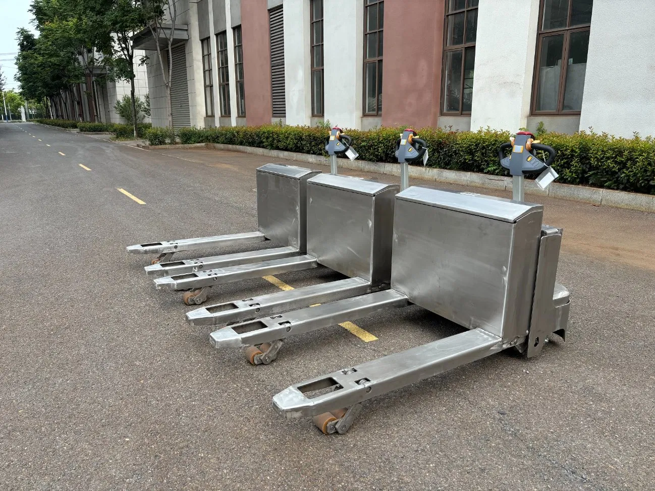 Original Factory Electric Battery Power Stainless Steel Forklift Truck Pallet Truck