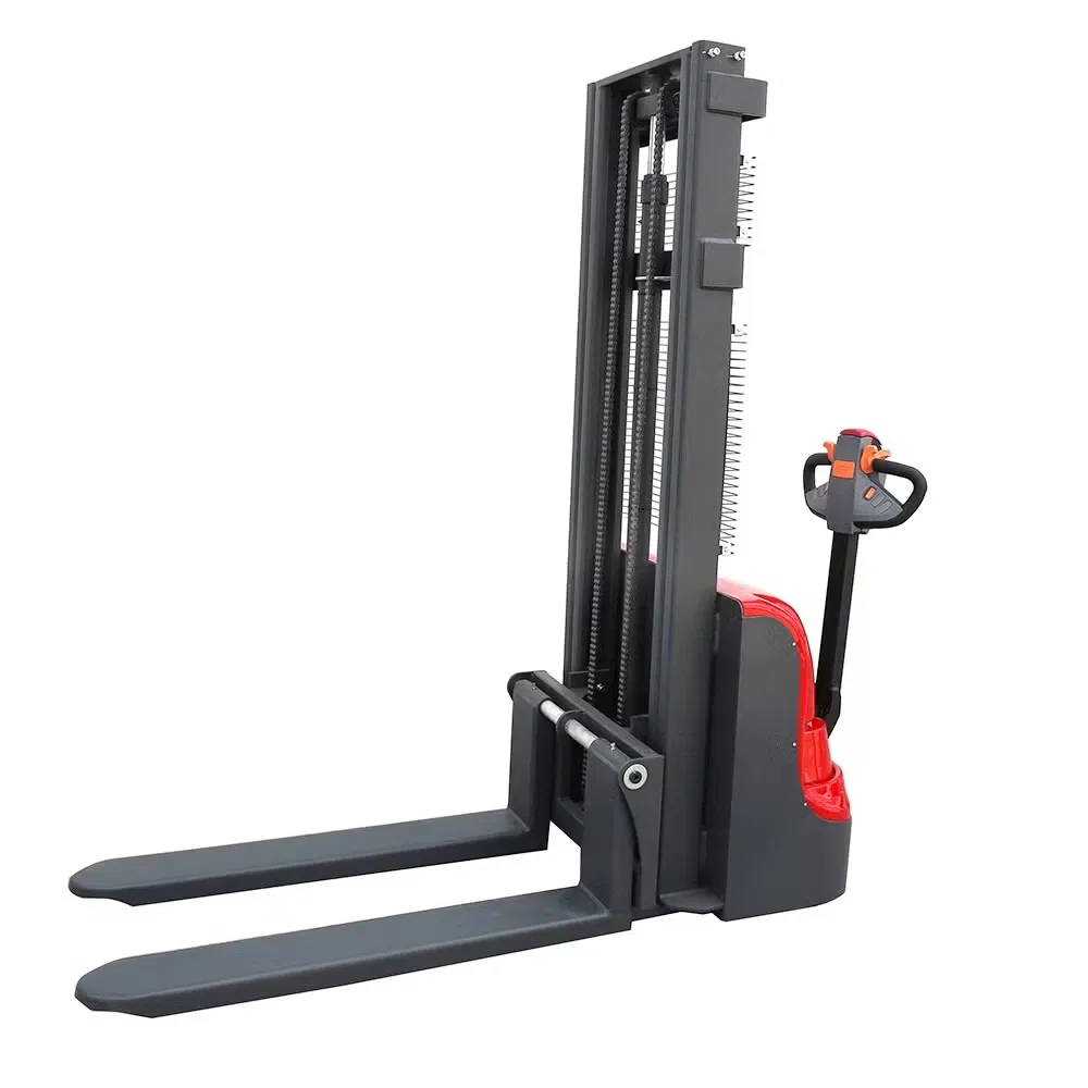 High-Performance Pedestrian-Operated Stacker with Steel and PU Wheels