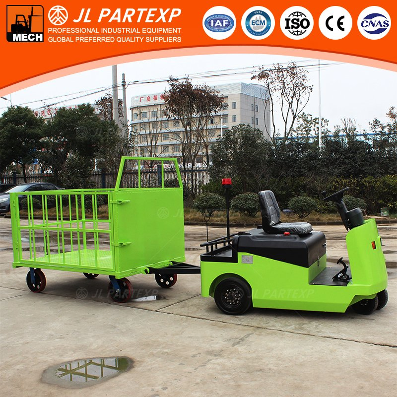 2t 3t 4t 6t 10 Ton Warehouse Mini Carrying Machine Electric Tow Tug Tractor