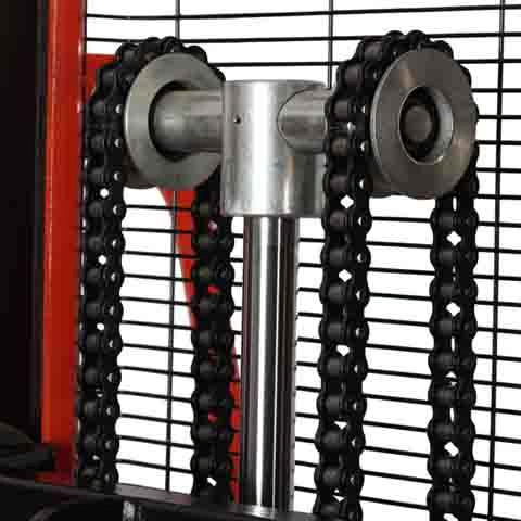 Heavy-Duty 2000kg Hydraulic Manual Hand Stacker Forklift with Reinforced Steel Frame