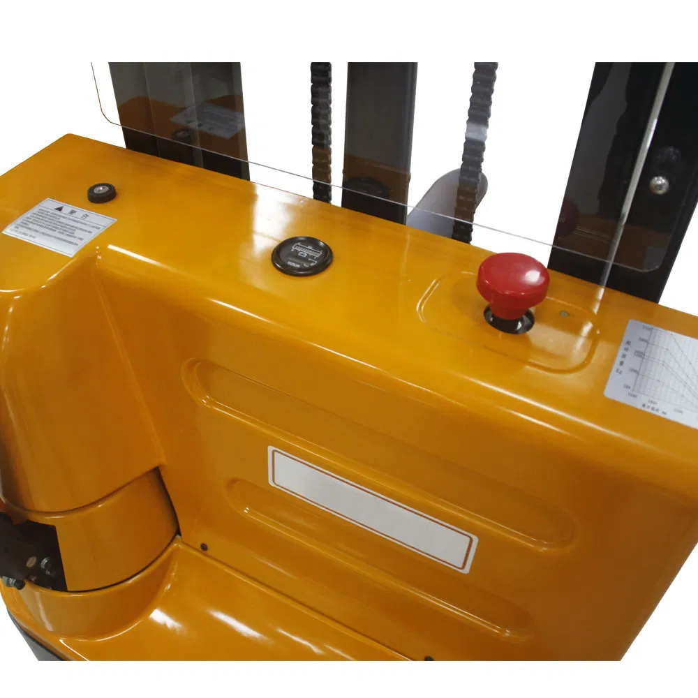 Mini 1ton Hydraulic Full Electric Powered Pallet Stacker with 3m Lift Lead-Acid Battery