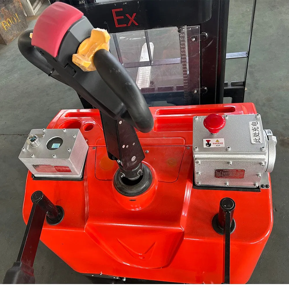 Explosion Proof 1000kg Lifting Height 4000mm Battery Electric Telescopic Hydraulic Reach Forklift Pallet Electric Stacker