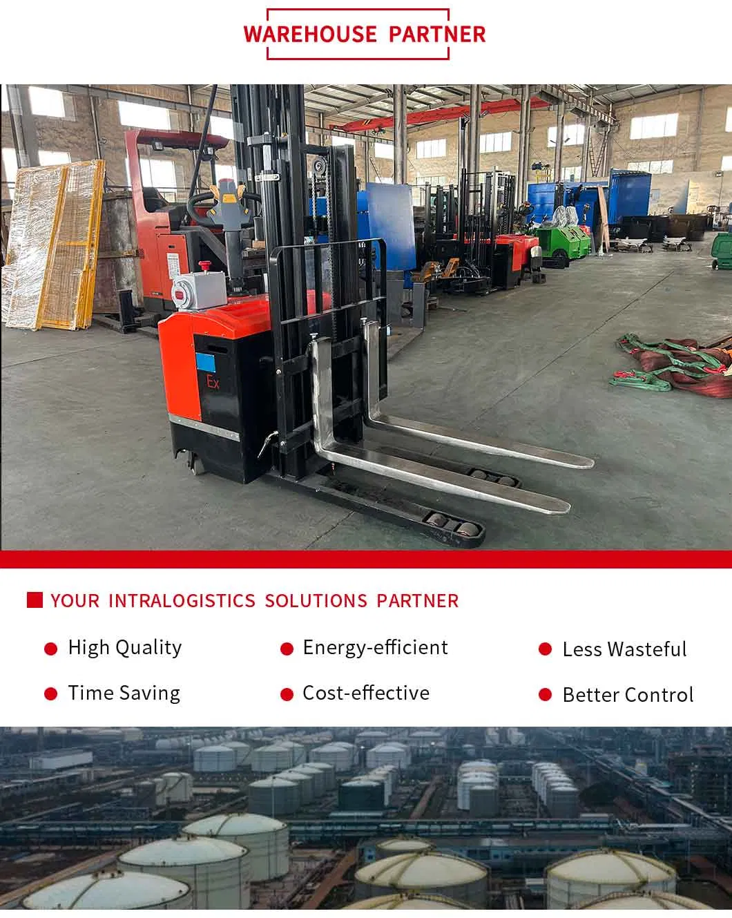 Electric Stacker Side View