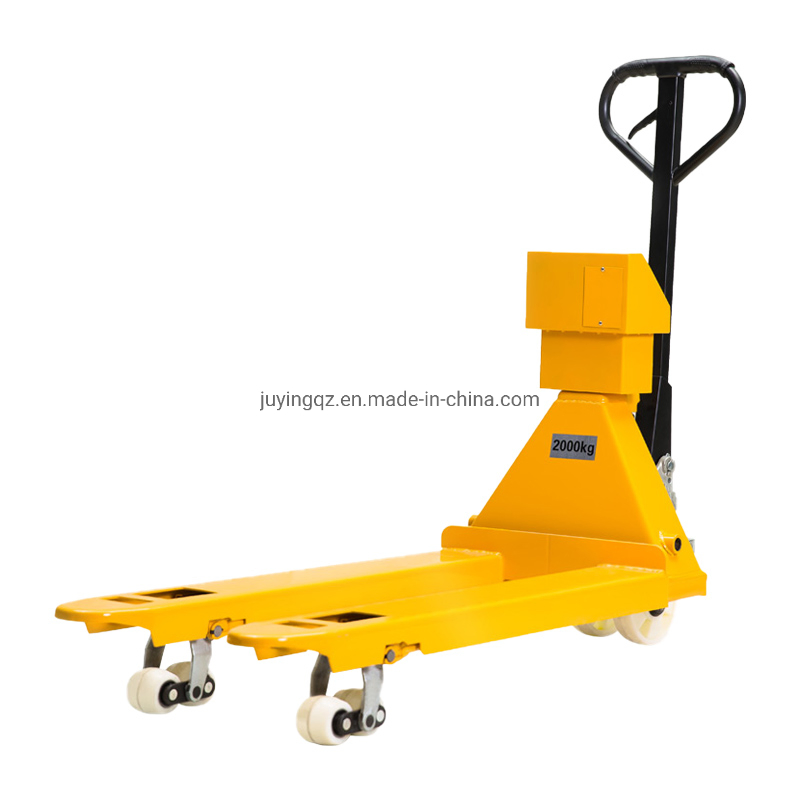 Weighing Scale Hydraulic Pallet Truck with Casting Pump