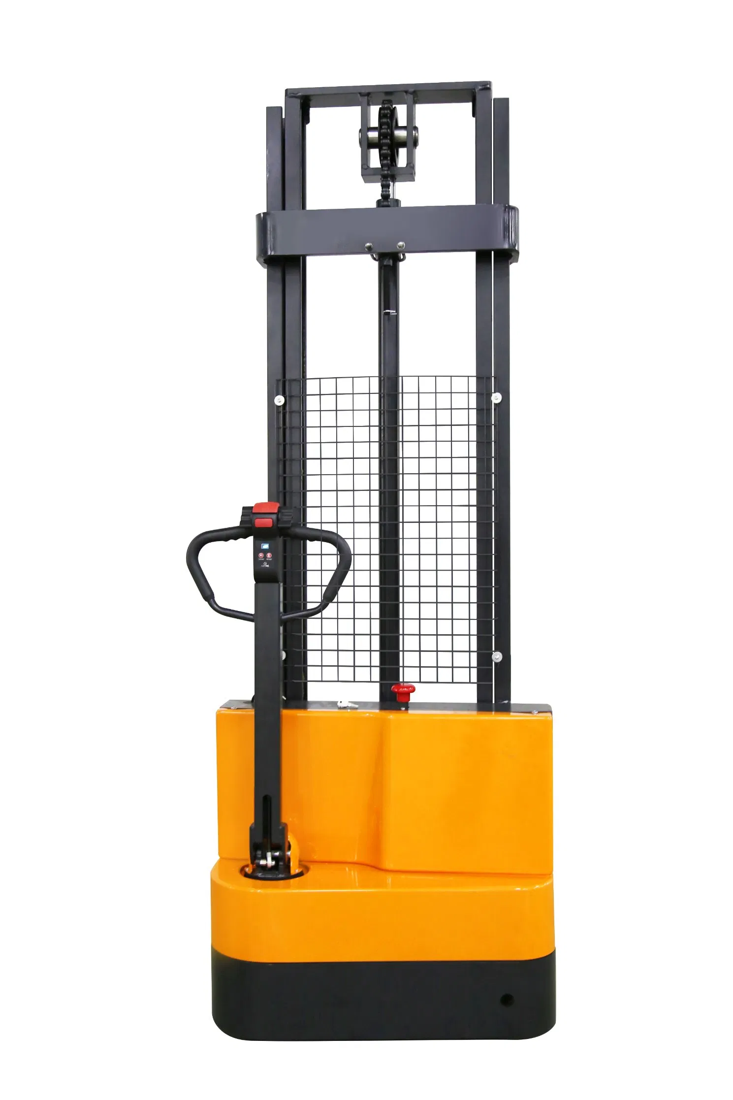 Electric Li-ion Stacker 1.5 Ton Pedestrian Fork-Over Type Electric and Manual Convertible