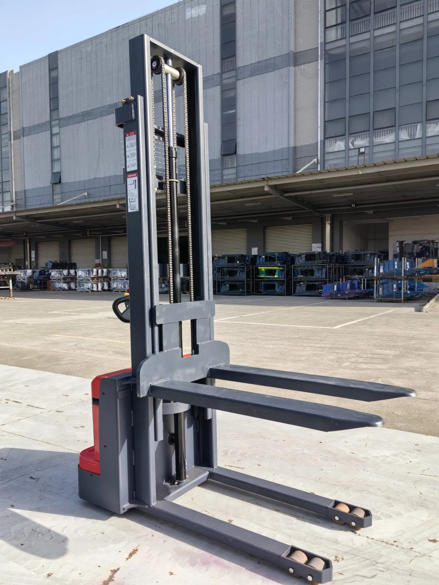 Microlift Lead-Acid Electric Stacker 1500kg High-Performance Pedestrian Fork-Over Type