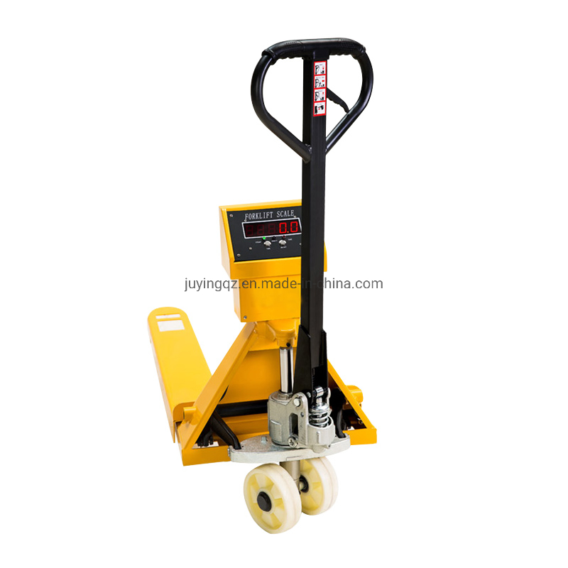 Weighing Scale Hydraulic Pallet Truck with Casting Pump