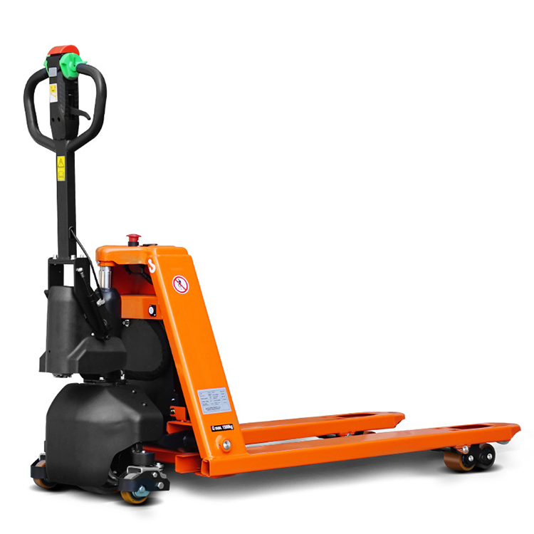 Type High Lift Scissor Logistic Machine Electric Power Drive Pallet Truck Agv