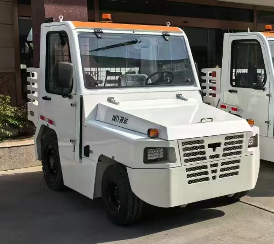 Diesel Towing Tractor Side View