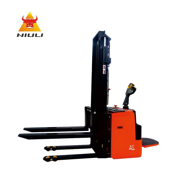 Niuli Lifting Hydraulic Pallet Forklift Full Electric Stacker with CE