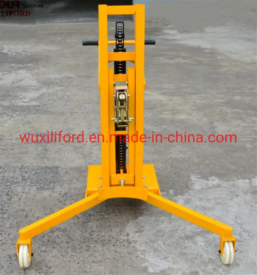 450kg Hydraulic Drum Trolley Manual Drum Positioner Drum Handler with Weighing Scale Dtf450b-1