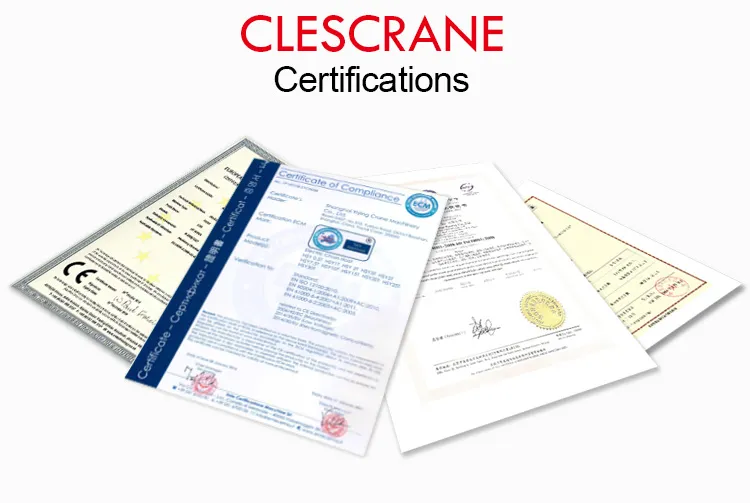 Certificates