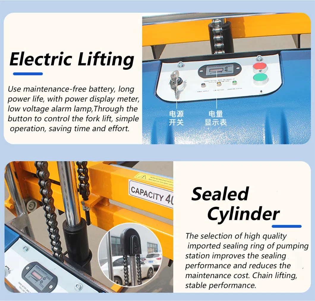 Semi Electric Stacker Details 2