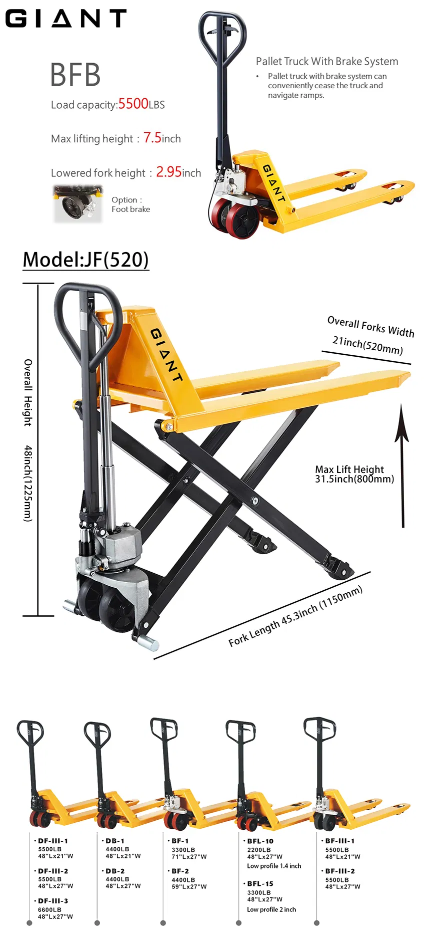Stainless Steel Pallet Lift