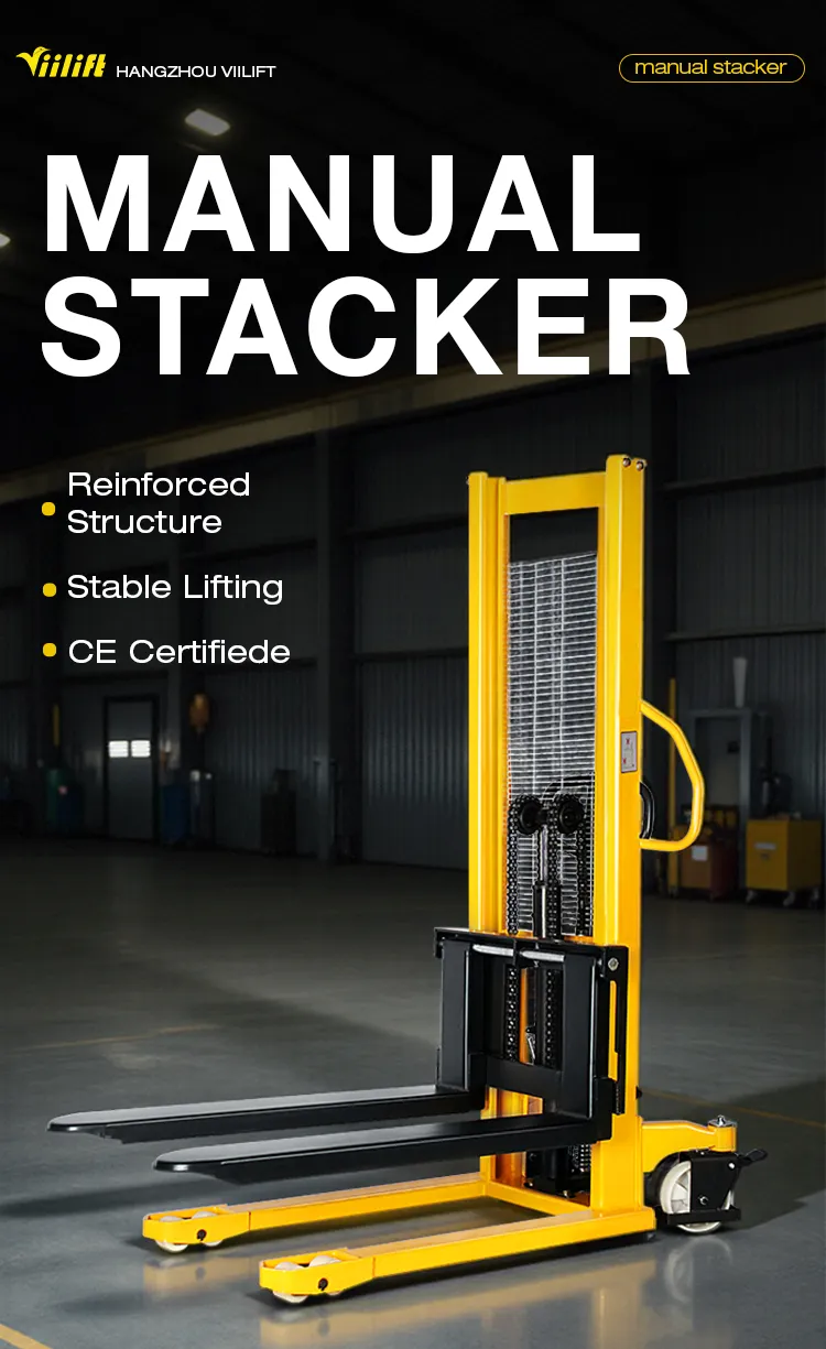 Industrial Hydraulic Manual Stacker