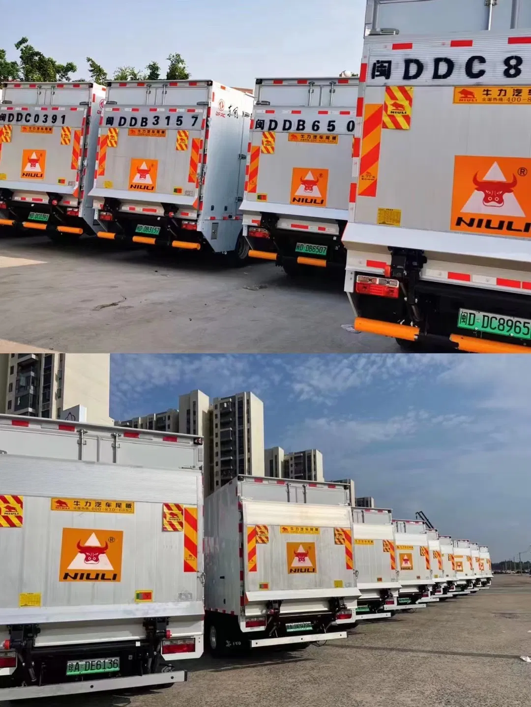 Niuli Truck Aluminum Tail Lift with CE 1500kg Loading or Unloading Equipment