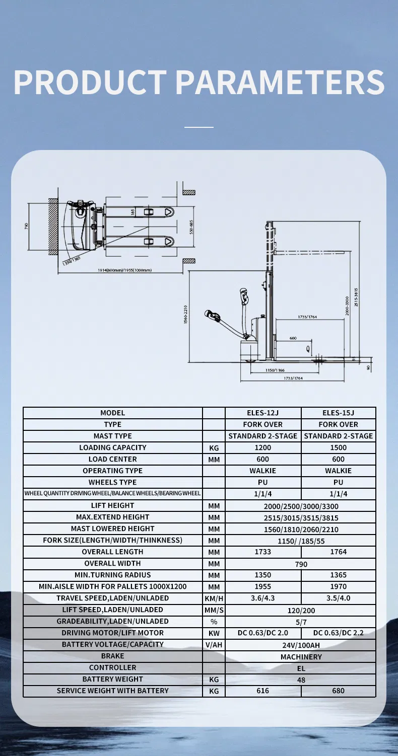 Electric Stacker View 7