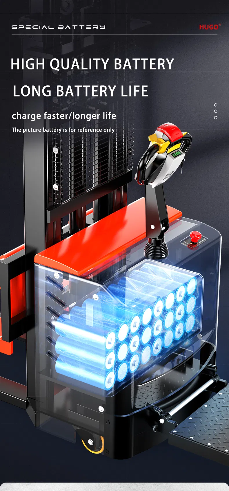 Electric Pallet Stacker Detail