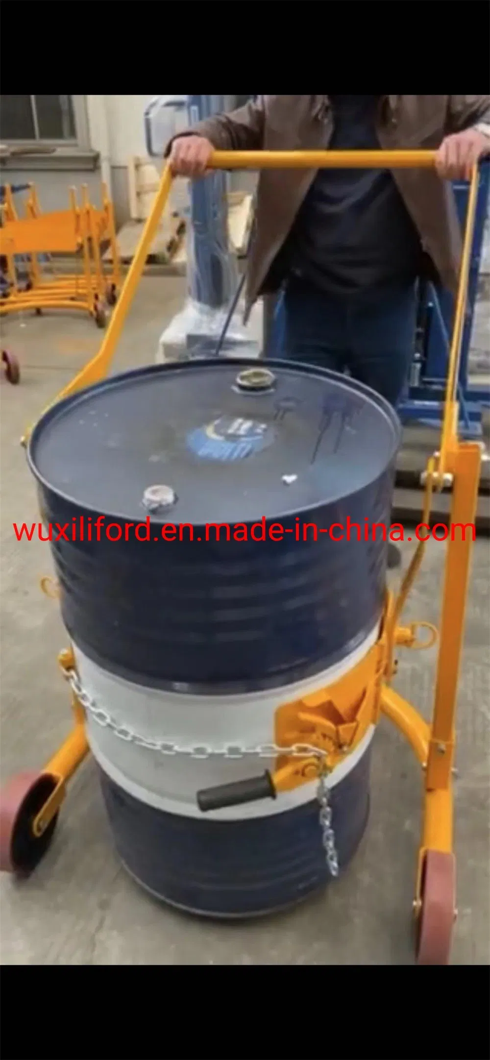 China Manufacturer 300kg Mechanical Hand Drum Handlers Drum Lifter HD80A