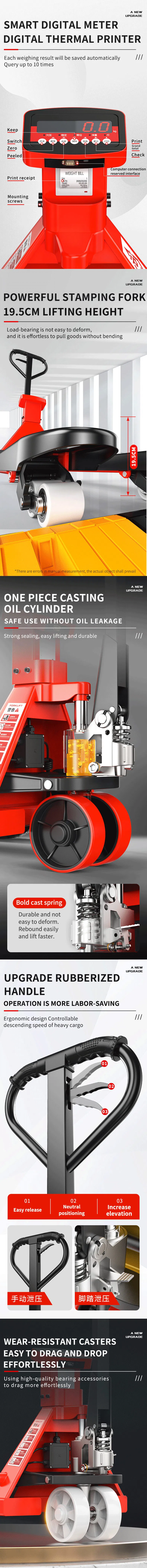 Manual Hand Pallet Truck Detail 5