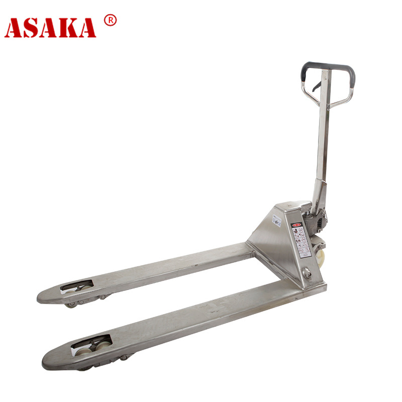 Factory Direct Sales 304 Stainless Steel Hand Pallet Truck Hydraulic Hand Forklift