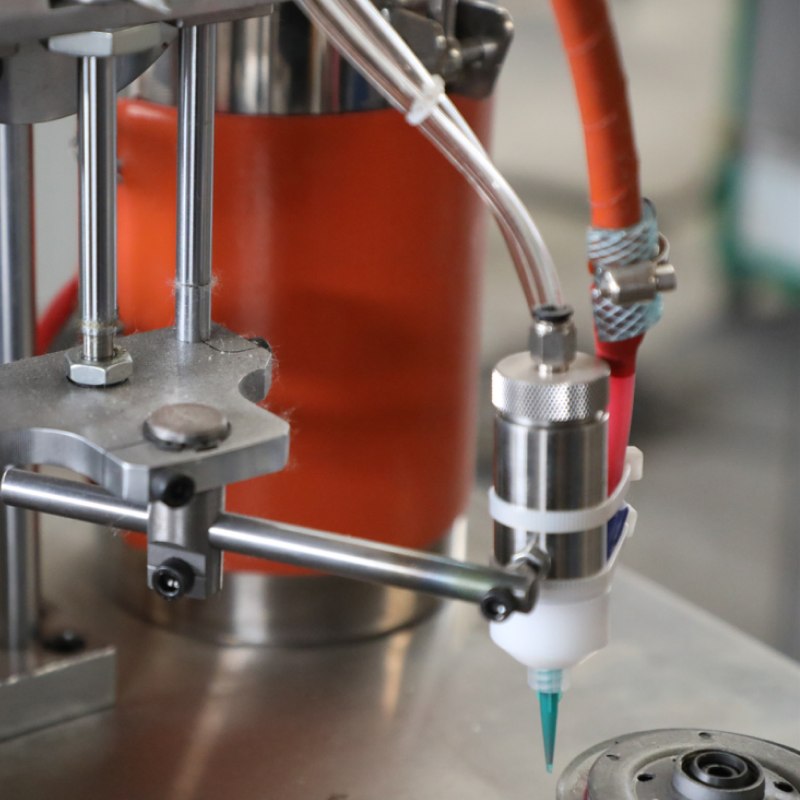 One Station Multi-Layer Filter Media PU Glue Injection Machine