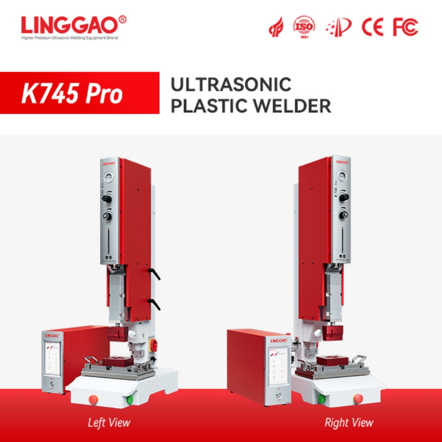 Linggao K745 PRO 35kHz 900W High-Frequency Automated Ultrasonic Metal Welding Machine for Tank Fabrication