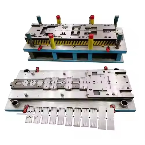 Custom High Precision Metal Progressive Stamping Die Parts Mould Stamped Punching Service Aluminum Press Mold