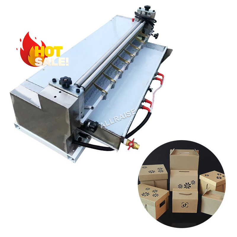 Manual Hot Melt Edge Facial Paper Box Gluing Machine for Small Boxes and Paper