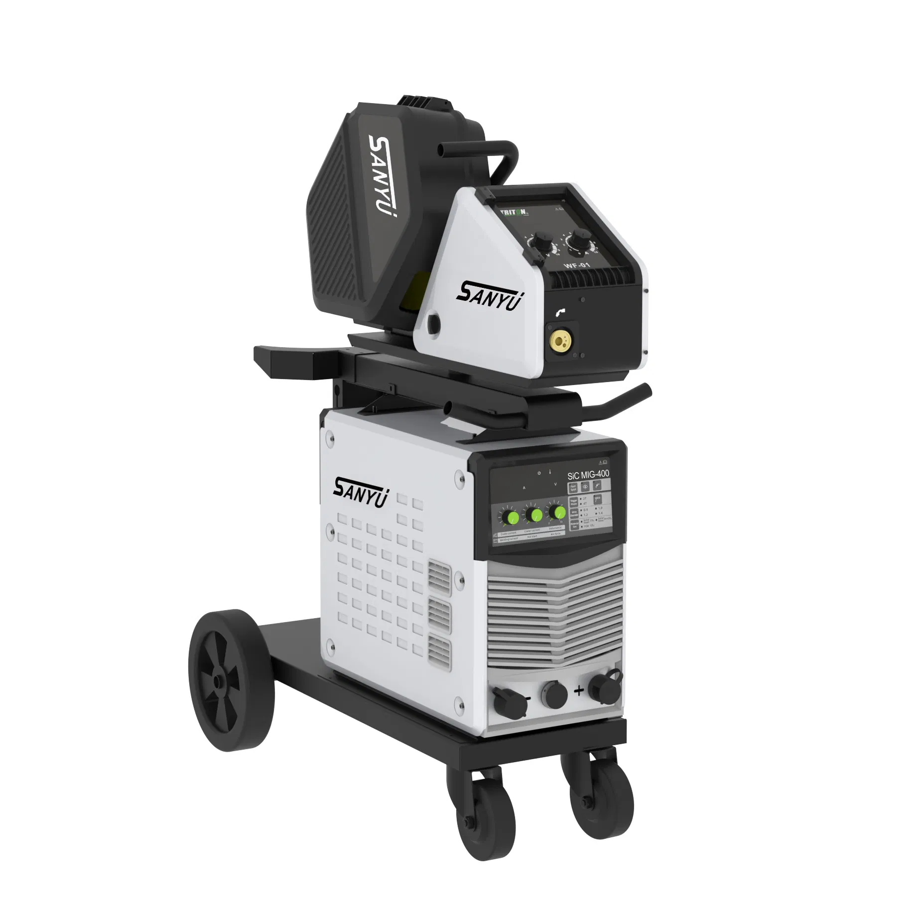 Sanyu 380V Sic-Driven MIG and MMA Welder for Demanding Applications