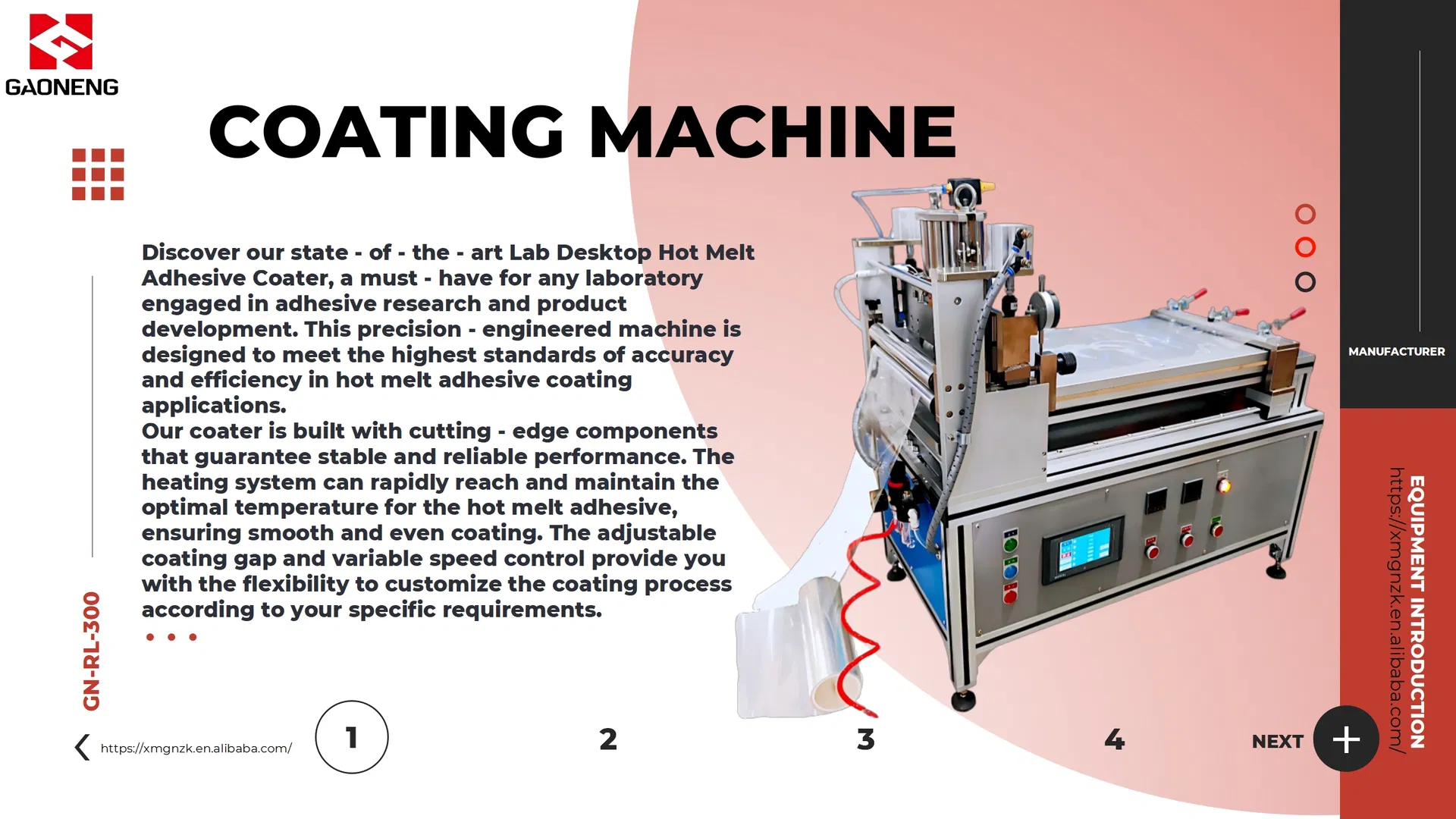 Laboratory Sheet Hot Melt Adhesive Coating Machine