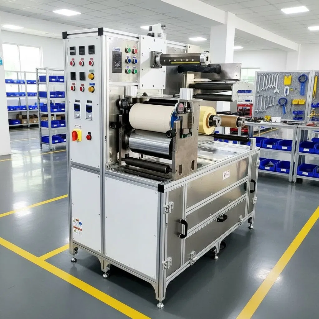 Small Laboratory Hot Melt Adhesive Polyethylene Coating Machine