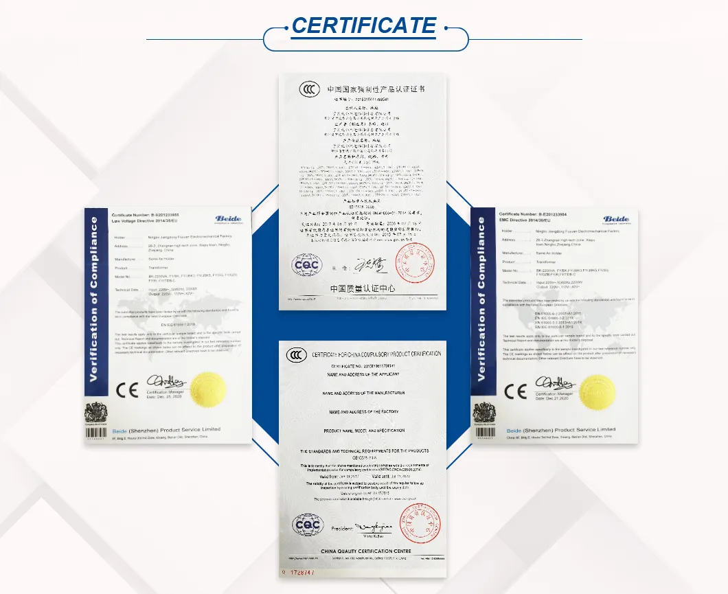 Certifications