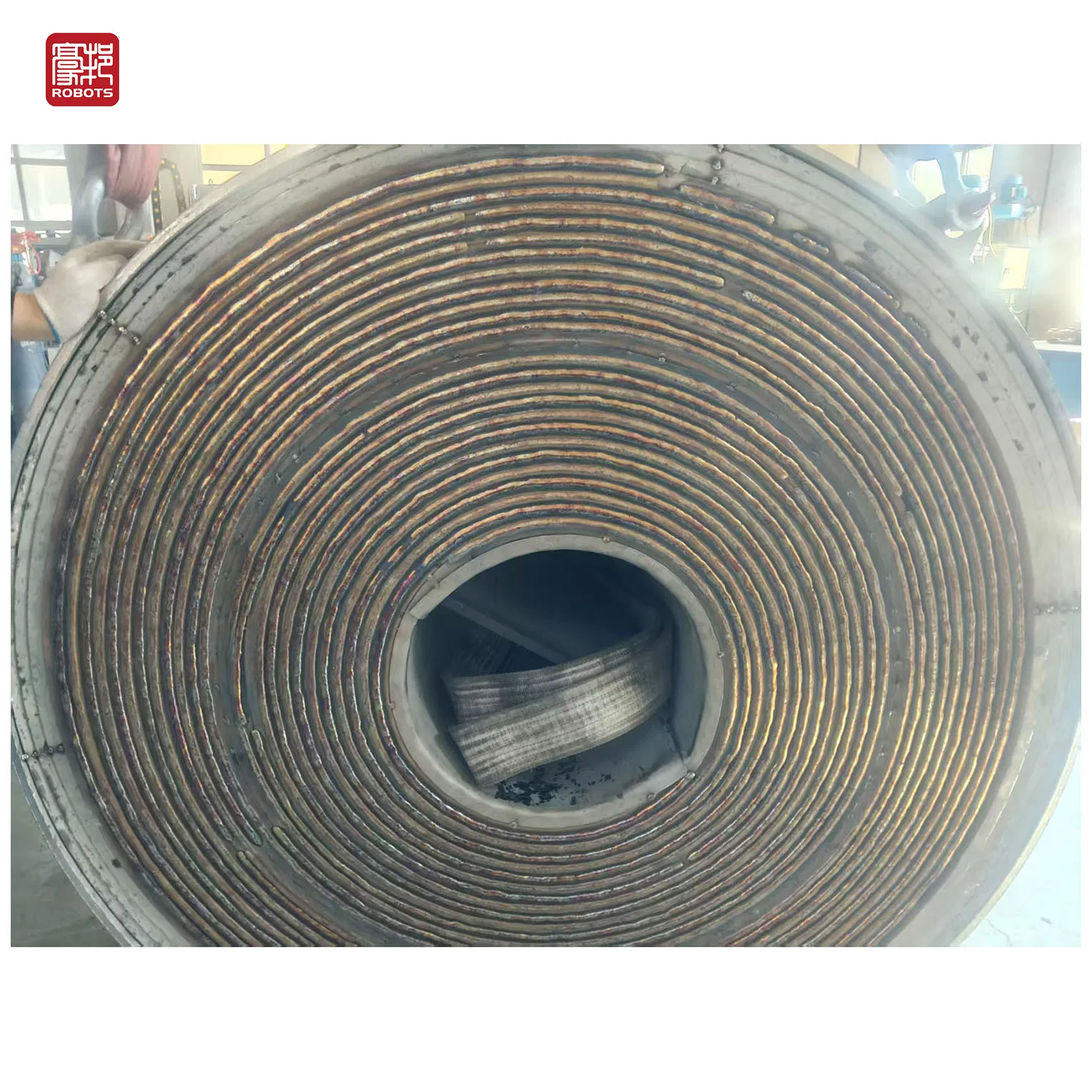 304/316 Auto Spiral Plate Welder with Vision Scan