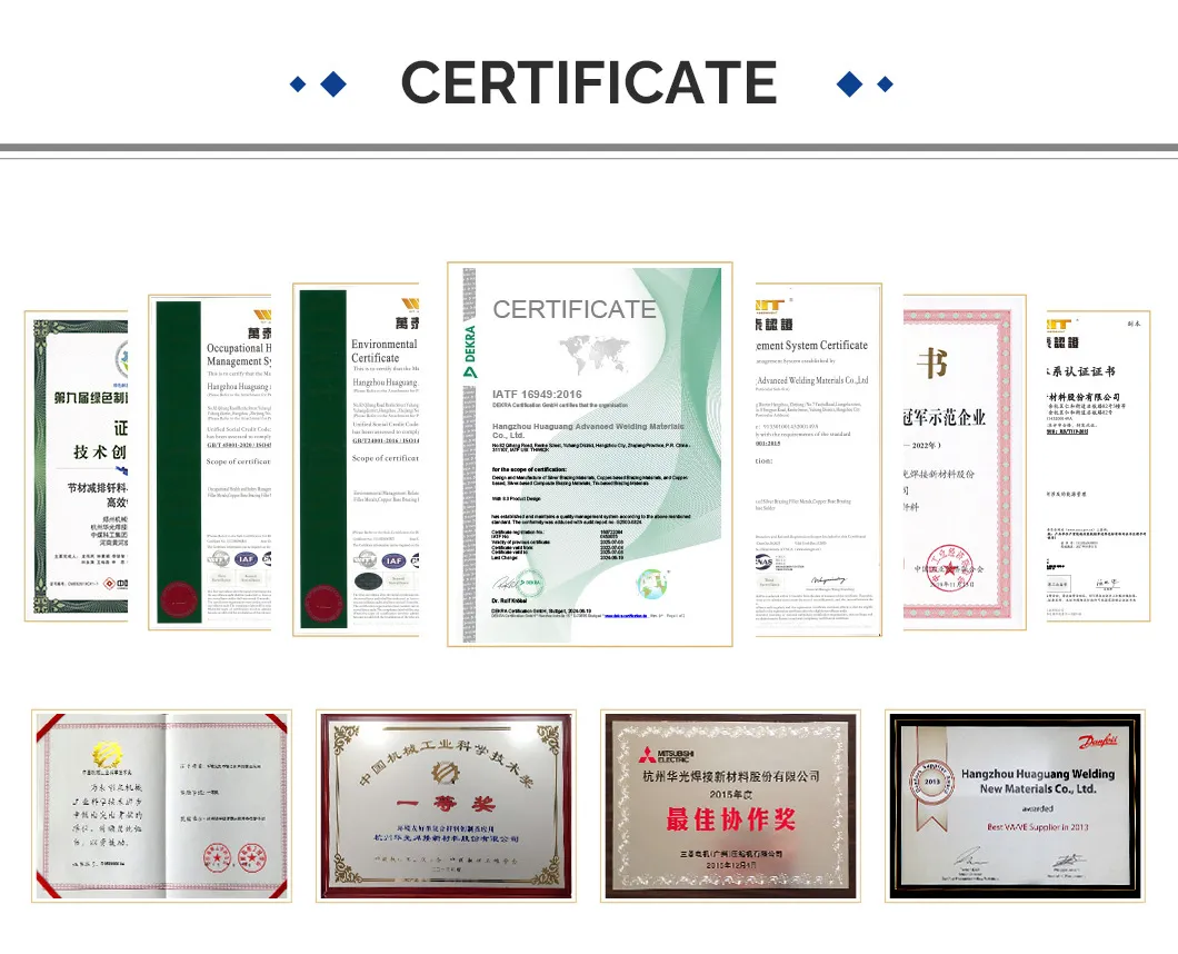 Certifications