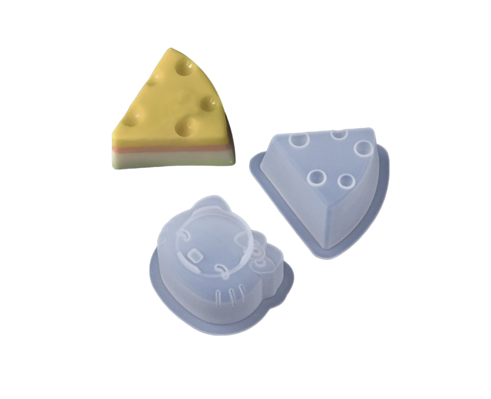 Plastic Injection Moulding Parts Silicone Molds Handmade DIY Toast Cheese Cat Claws Drip Glue Molds