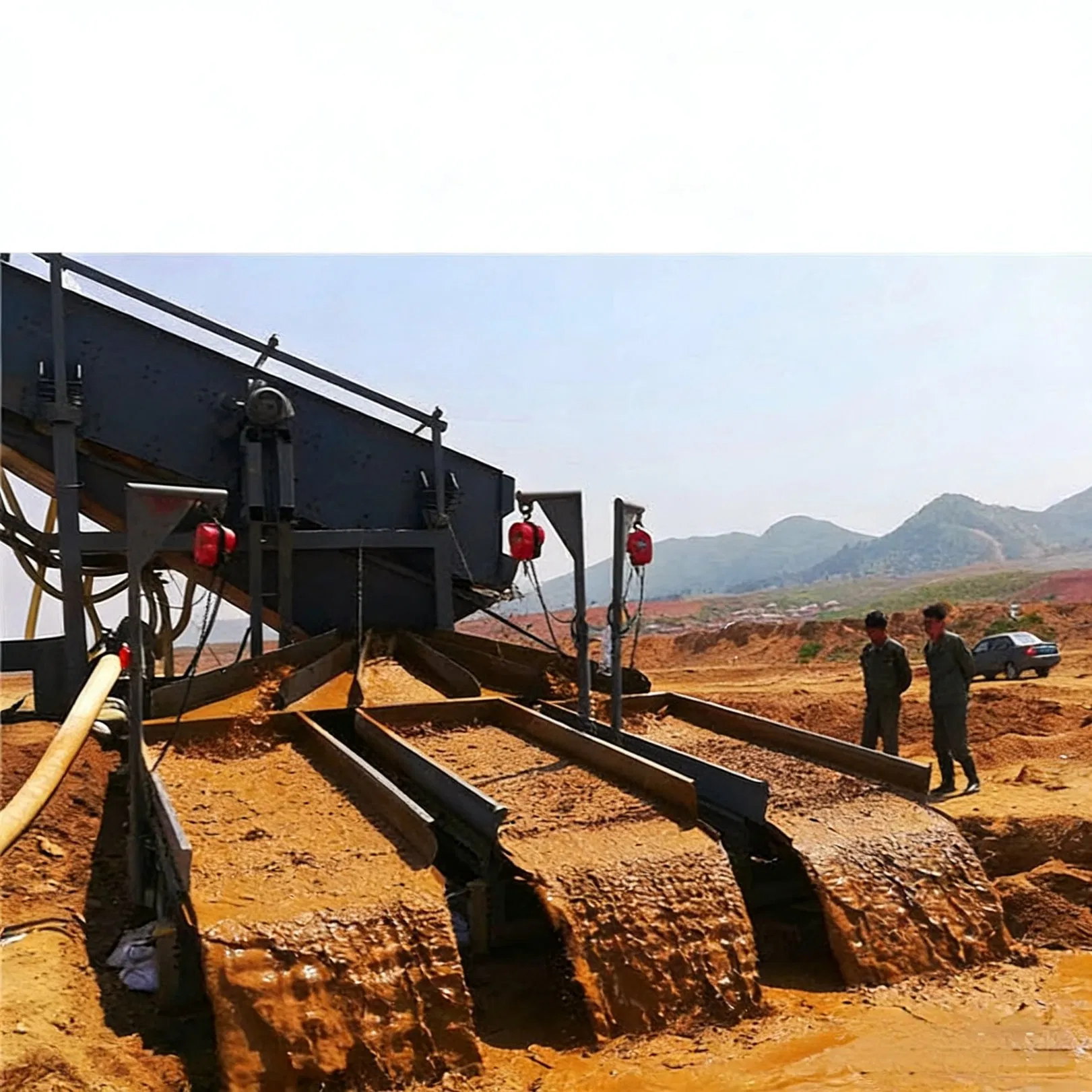 Vibrating Screen Gold Washing Machine for River Sand