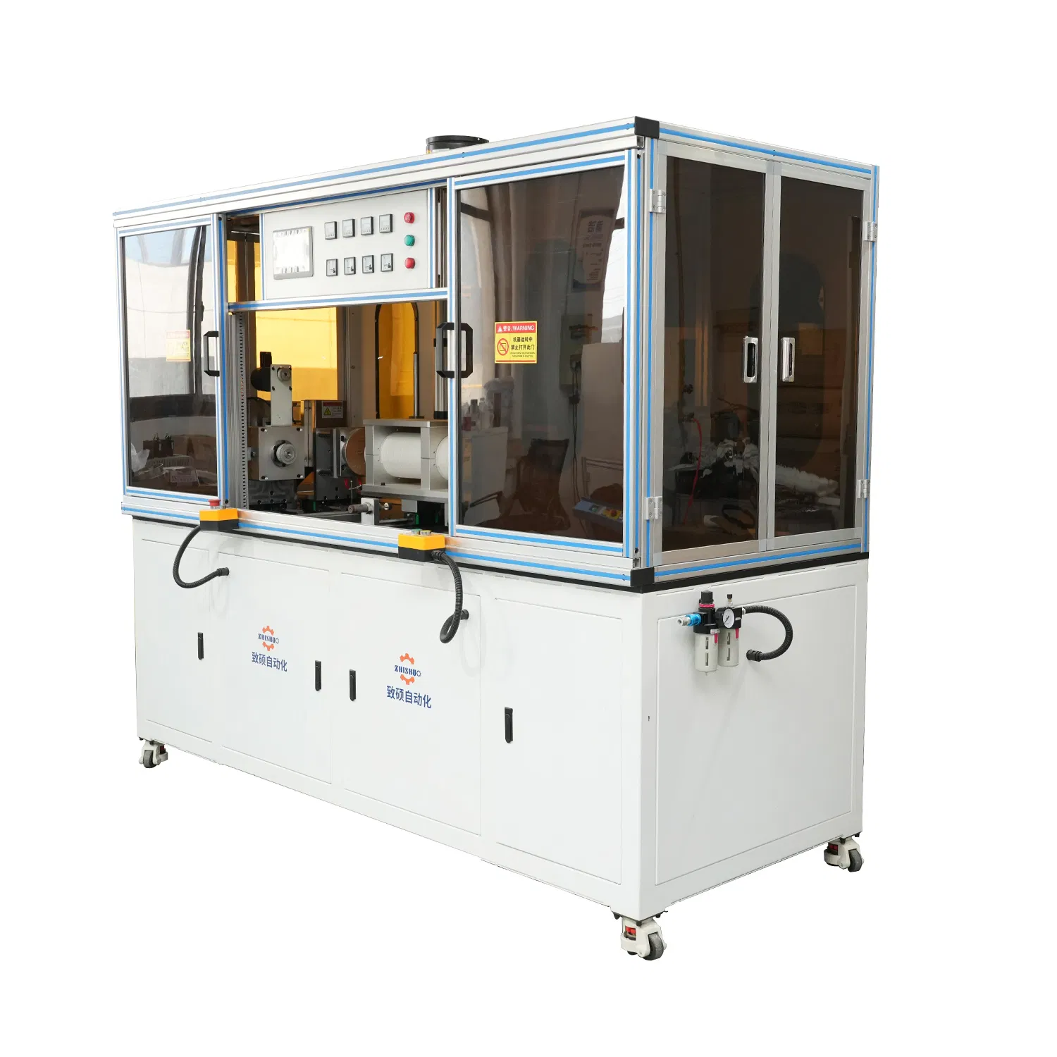 Industrial Grade Servo Large Flow PP Filter Cartridge End Cover Hot Plate Welder