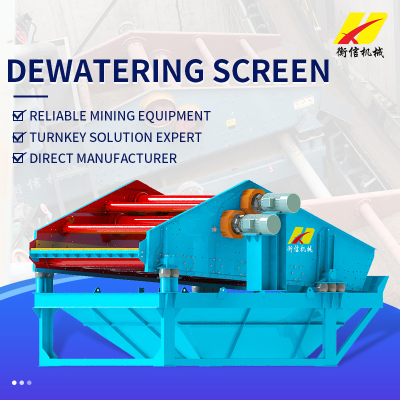 Vibrating Dewatering Screen Gold Mining Washing Machine for Slurry, Mud, and Industrial Filtration