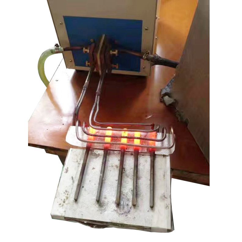 High Frequency Copper Brass Pipe Brazing Induction Soldering Machine
