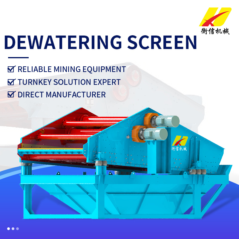 Heavy Reliable Dewatering Vibrating Screen Sieving Coal Slime Screening Sand Sorting Machine