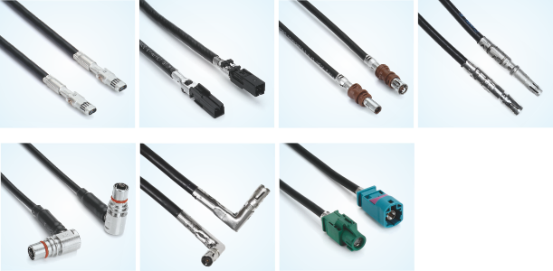 Customized Automotive Fakra Wire Harness Double End Auto Production Equipment with PLC Control Panel CCD Detection