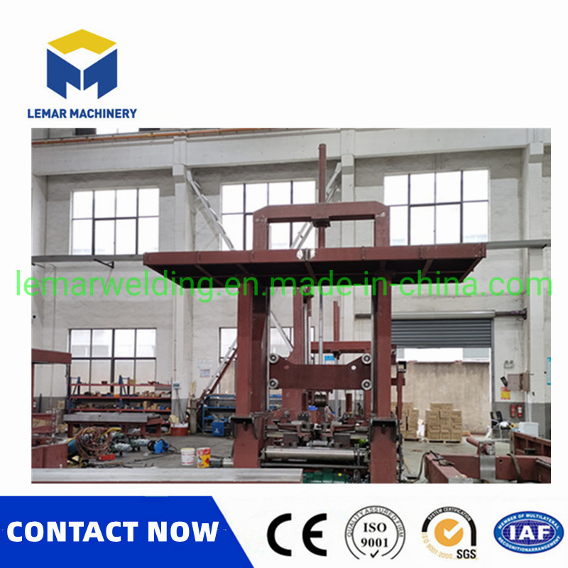 AC Drive Cantilever H Beam Automatic Welding Machine with Assembly Straightening