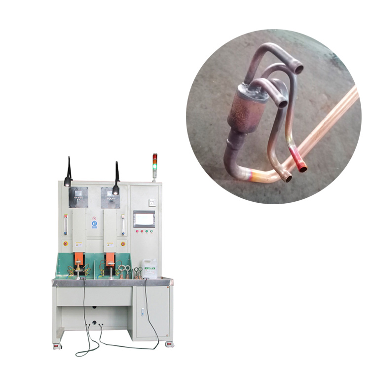 Customized High Frequency Induction Copper Tube Shunt Brazing Machine