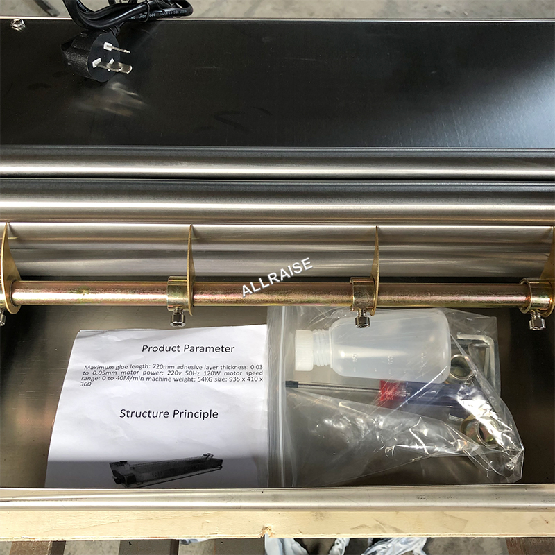 Small Hot Melt Glue Application Manual Paper Sheet Pasting Gumming Gluing Machine