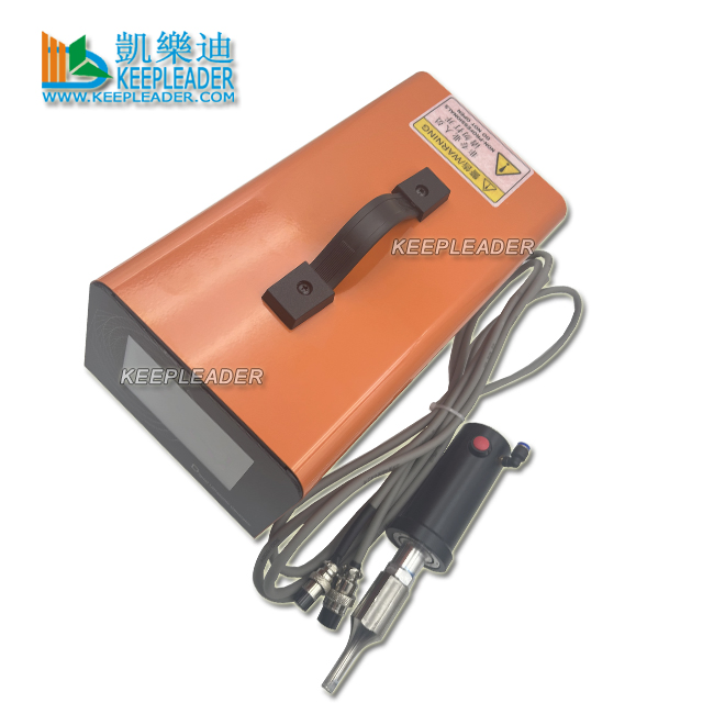 Hand-Held Plastic Welding Ultrasonic Welder Machine of PVC_PP_Pet_Points Bonding_Riveting_Embedding_Staking_Thermoplastic Portable Ultrasound Spot Fusion Welder