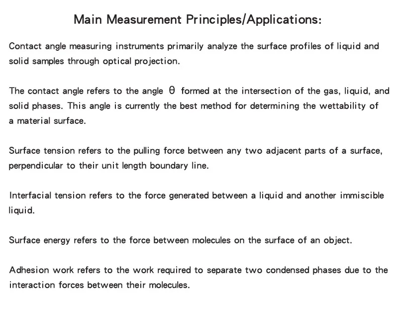 Contact Angle Meter 5
