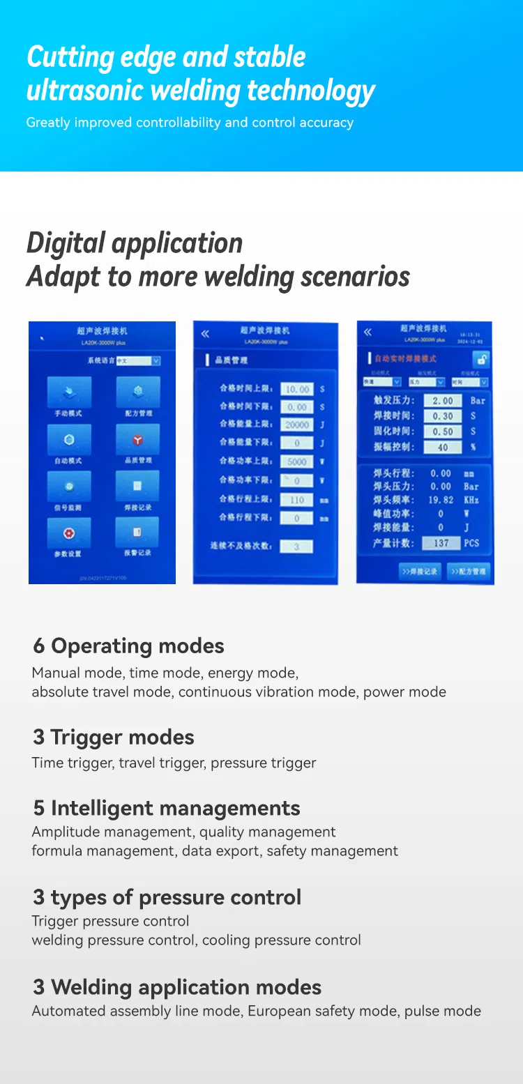 Ultrasonic Welder Specification View